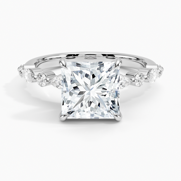 2.5 CT Princess Cut Diamond Ring