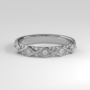 Round solitaire engagement ring with polished classic band