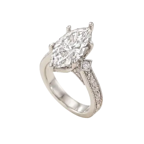 Custom Dream Facet ring